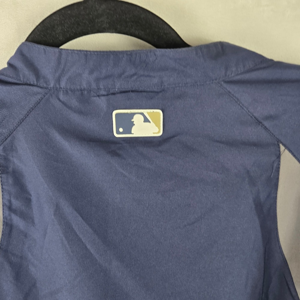 Majestic MLB San Diego Padres Authentic Cool Base Zip Warmup Jacket 2XL Pullover - Picture 8 of 11